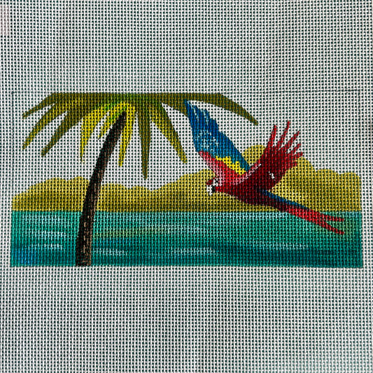 Flying Parrot Rectangular Insert
