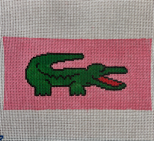 Green Gator Eyeglass Case