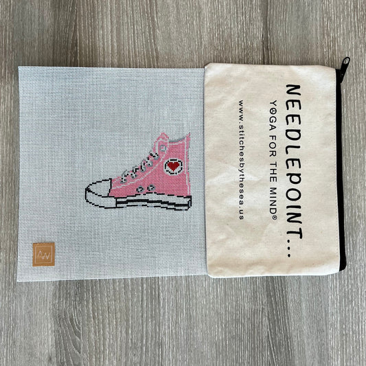 Pink High Top Sneaker