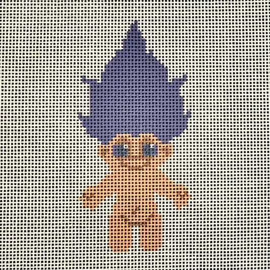 Purple Baby Troll Doll Ornament