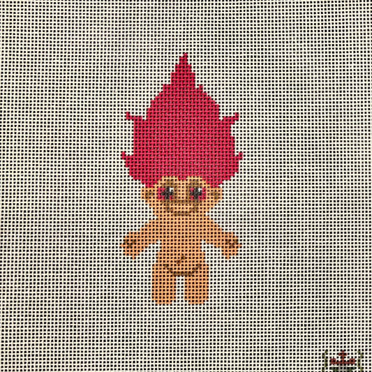 Pink Baby Troll Doll Ornament