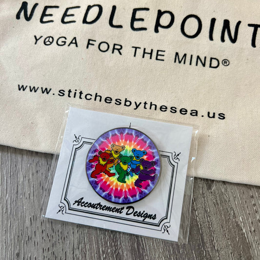 Tie Dye Dancing Bear Magnet