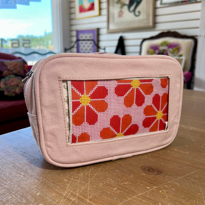 Light Pink Self-Finishing Cosmetic Bag