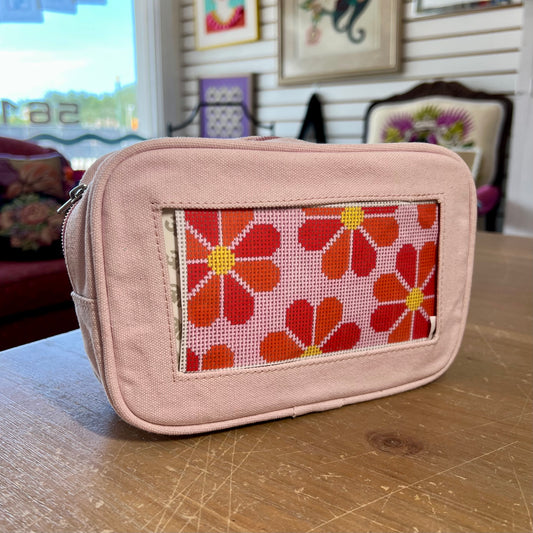 Light Pink Self-Finishing Cosmetic Bag