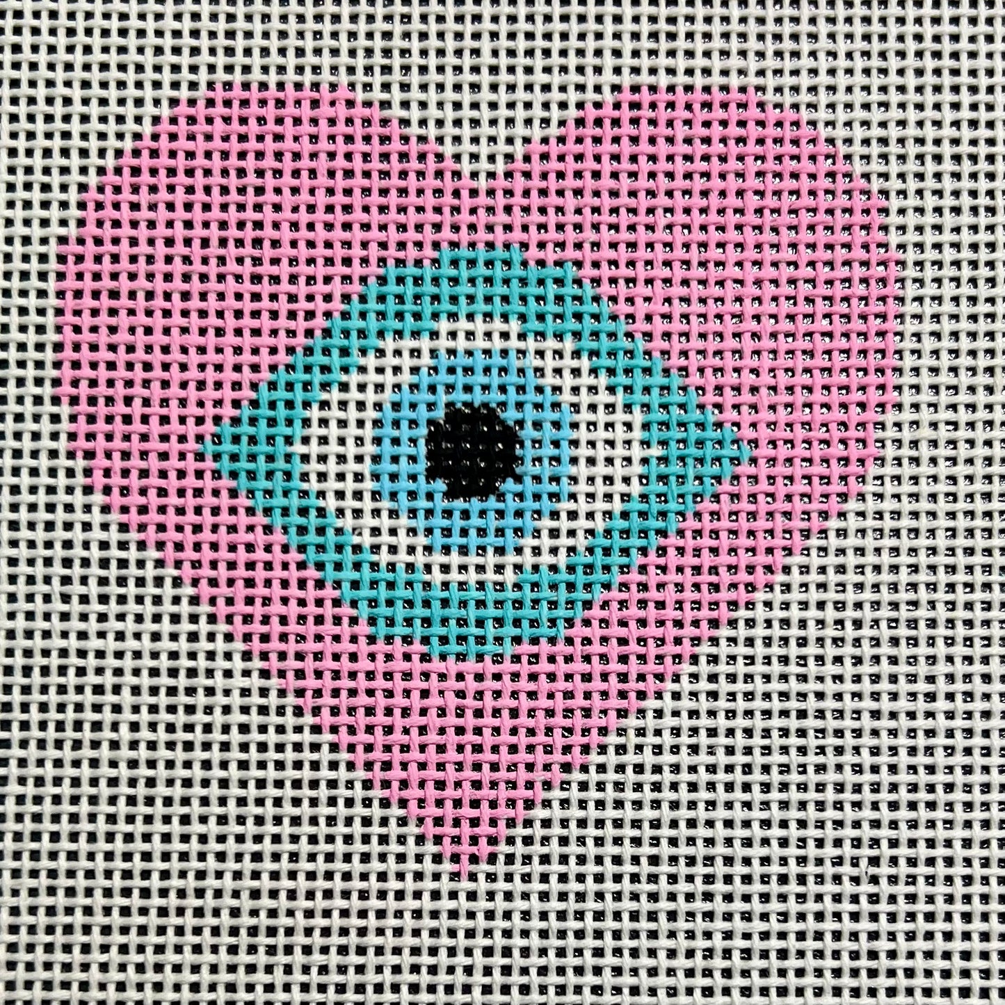 Evil Eye Heart Pink