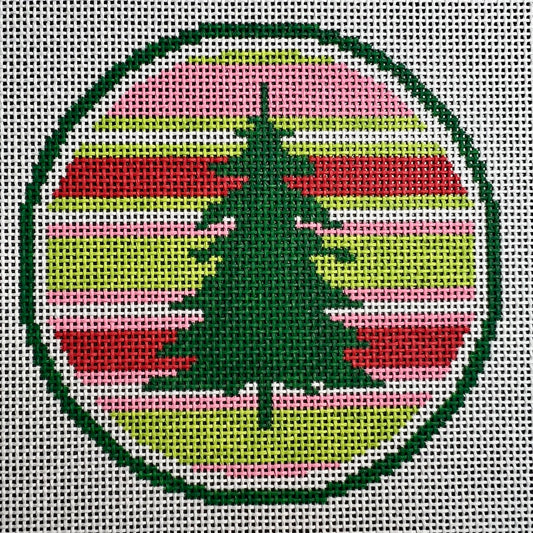 Stripes Tree Round
