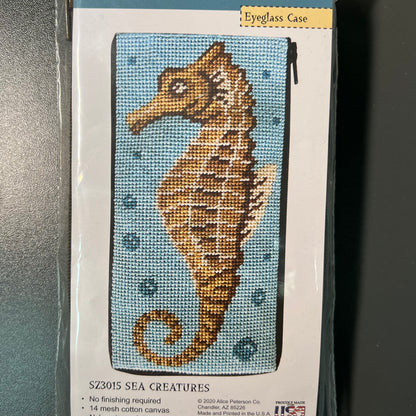 Stitch and Zip Eyeglass Case