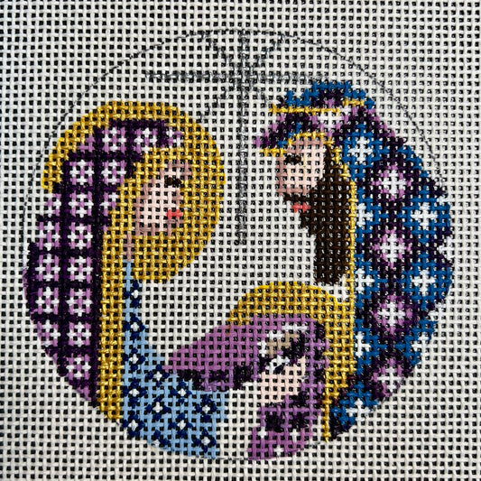 Blessed Family 4" Round Ornament