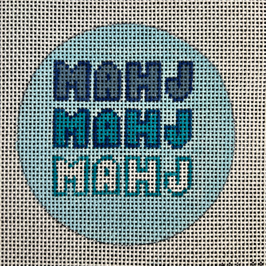 Mahj Mahj Mahj 4" Round Ornament