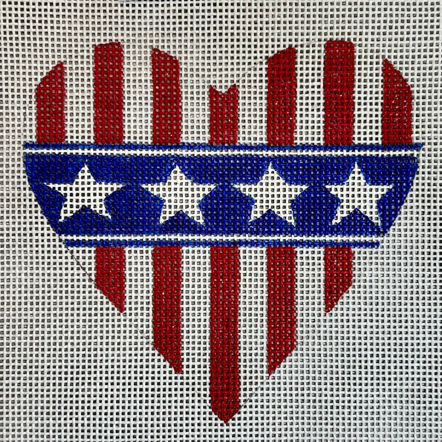 Stars and Stripes Heart