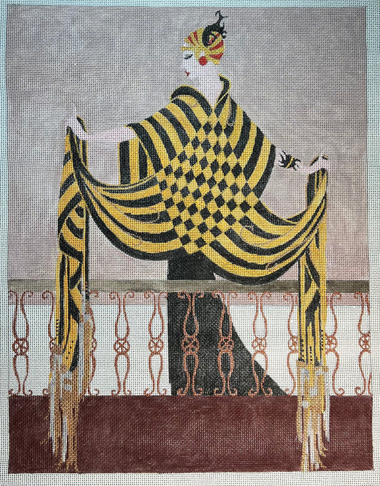 Yellow and Black Robe