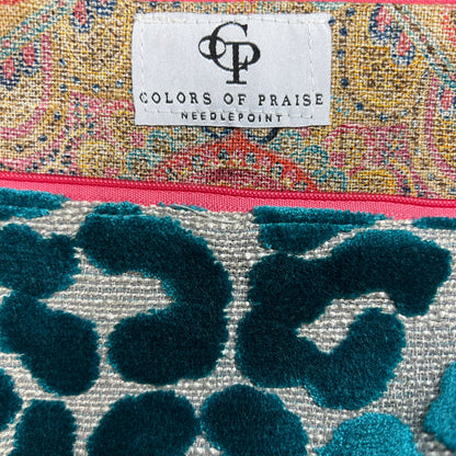 Parrot Blue Cheetah Anna Bag