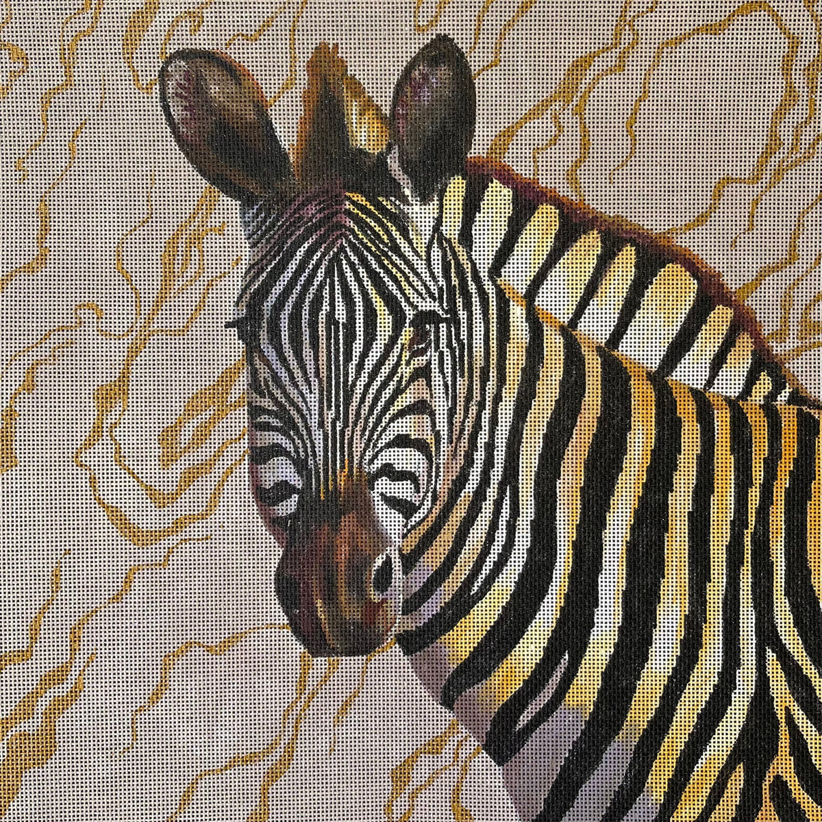 Zebra on Marble
