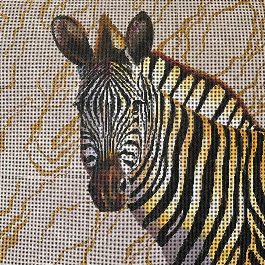 Zebra on Marble