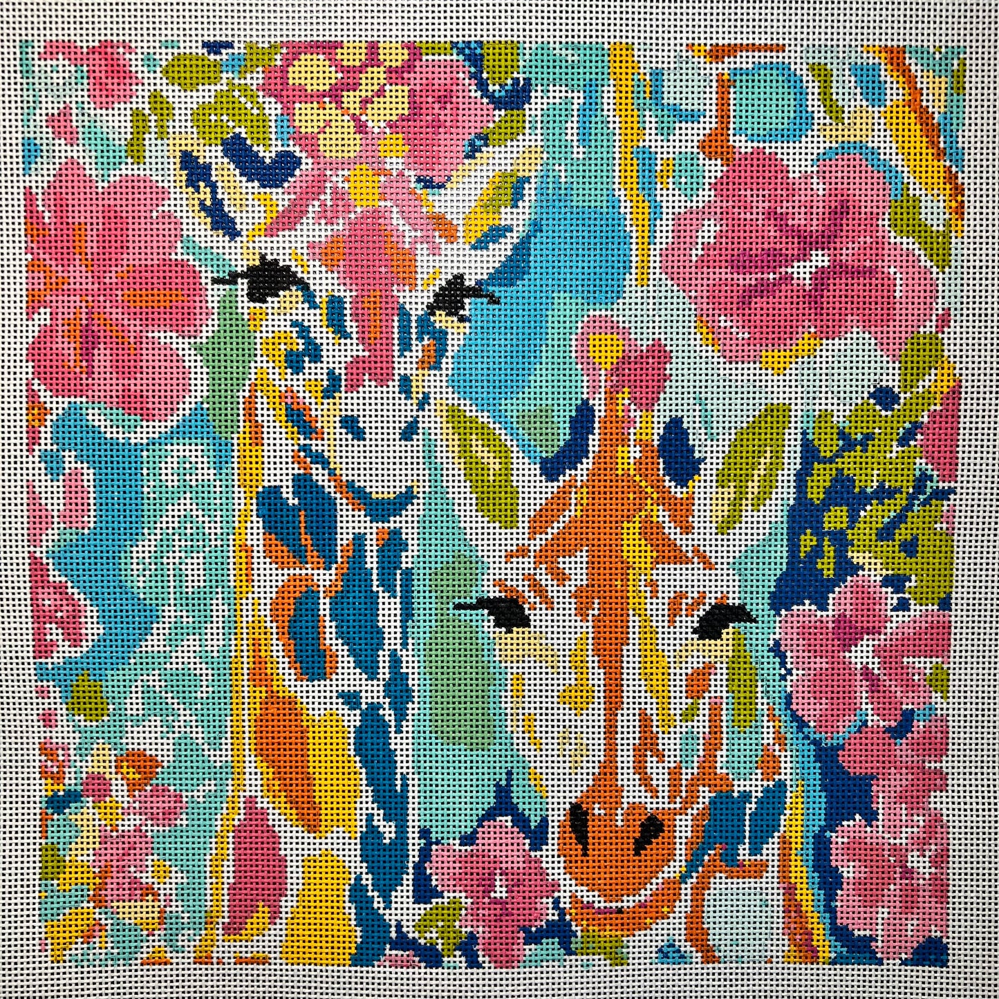 Colorful Giraffes