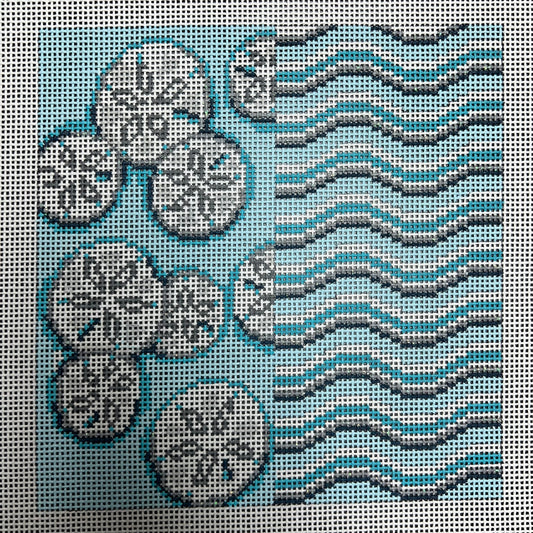 Sand Dollar Double Sided Eyeglass Case