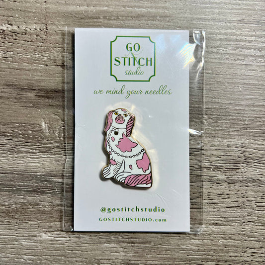 Pink Staffordshire Dog Magnet