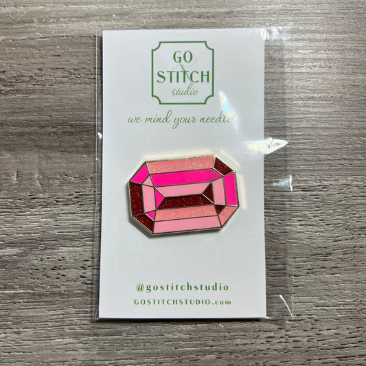 Pink Diamond Jewel Magnet