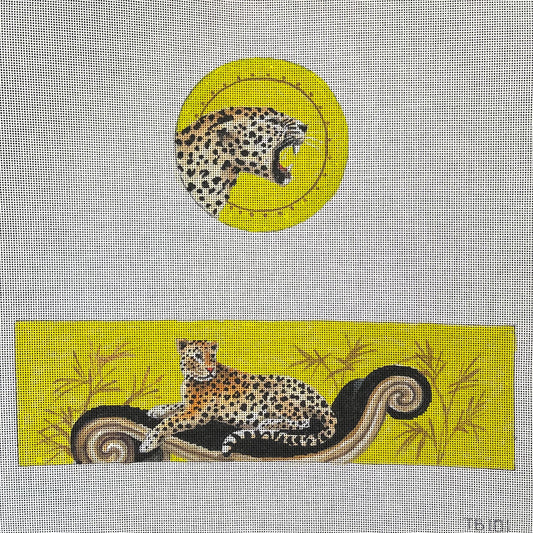 Leopard on Chaise Hinge Box