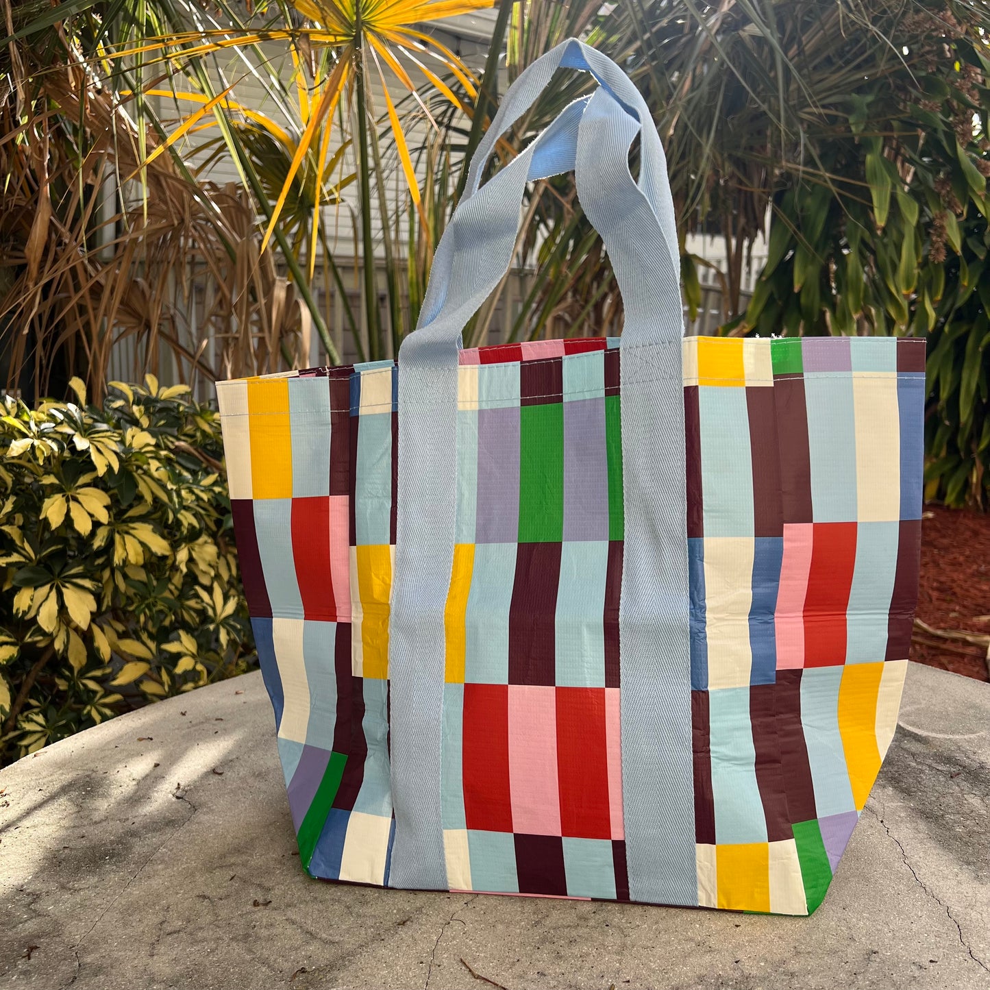 Striped Tote Bag