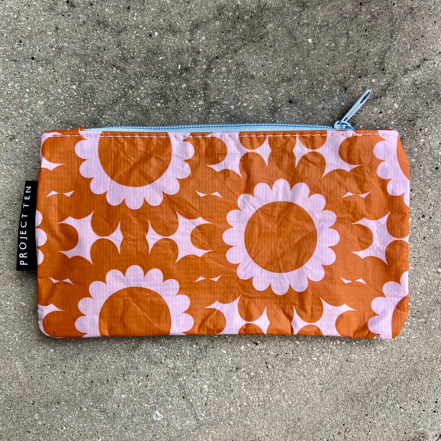 Small Daisy Flower Pencil Case Zip Pouch