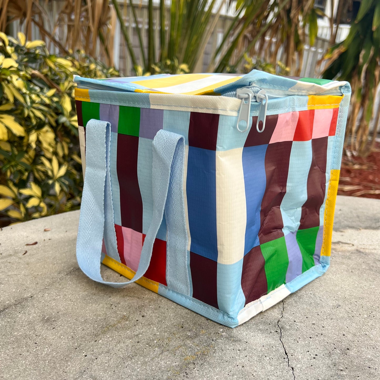 Striped Mini Cooler