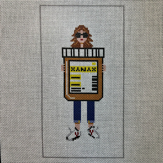 Pill Bottle Brunette