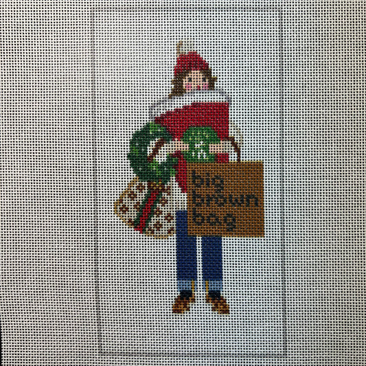 Holiday Shopper Brunette