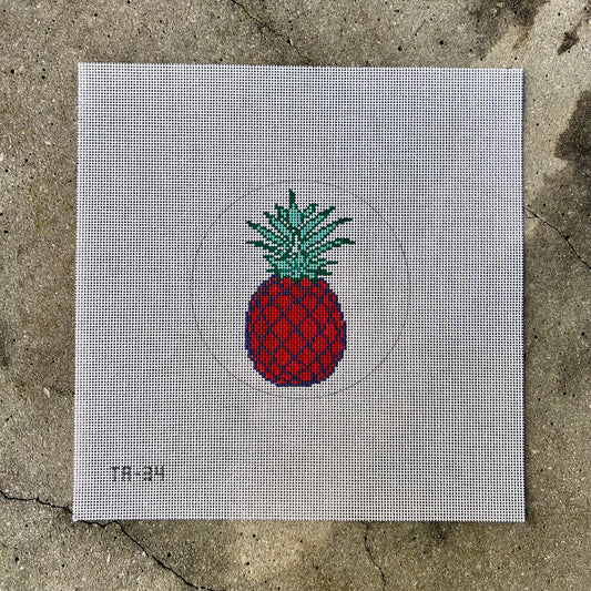 Pineapple 4 ¼" Round Ornament