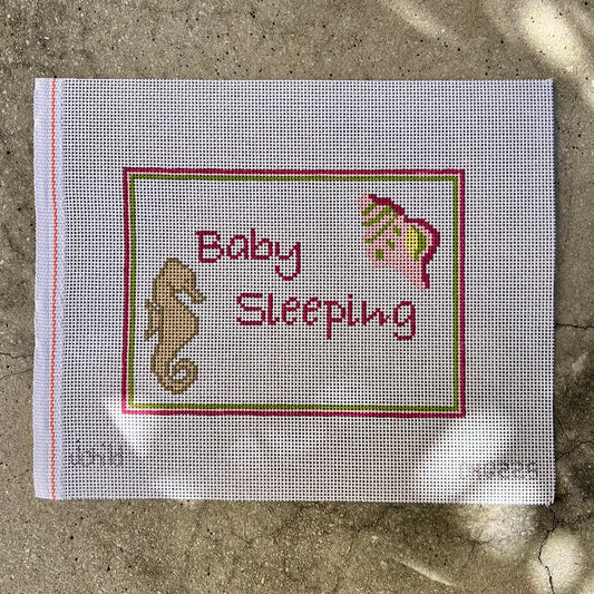 Baby Sleeping Sea Horse Pink