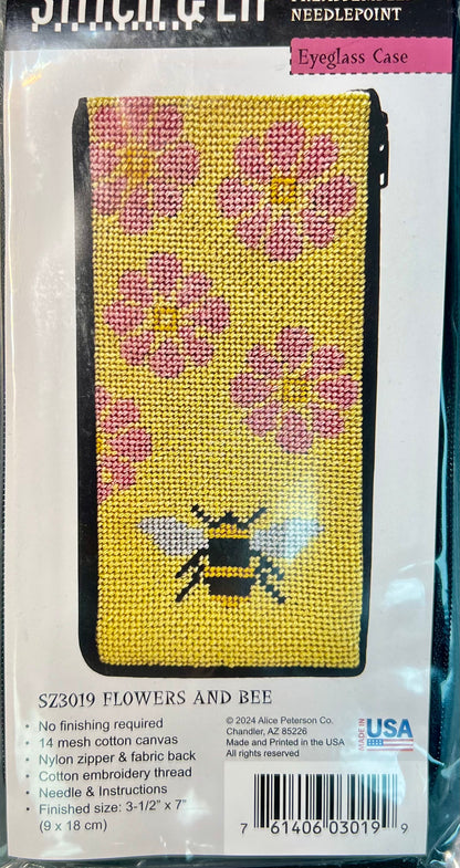 Stitch and Zip Eyeglass Case