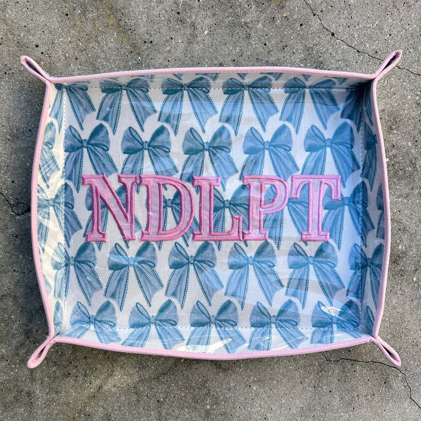 Blue Bow "NDLPT" Desk Project Tray