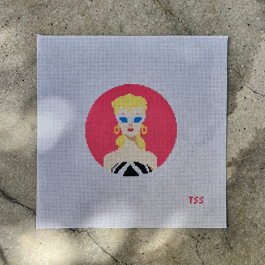 Retro Blonde 4" Round