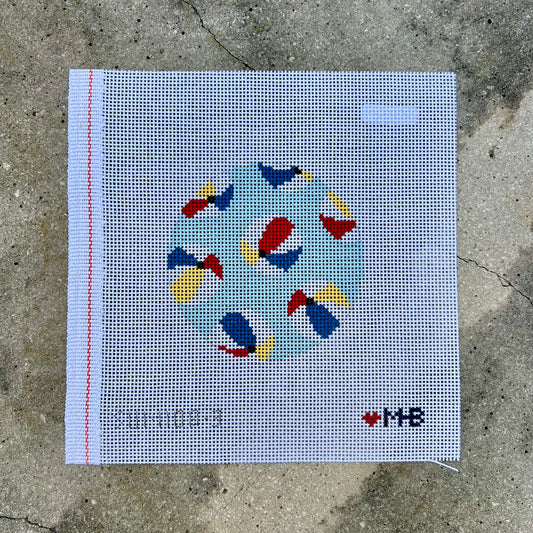 Beach Ball 4" Round Ornament