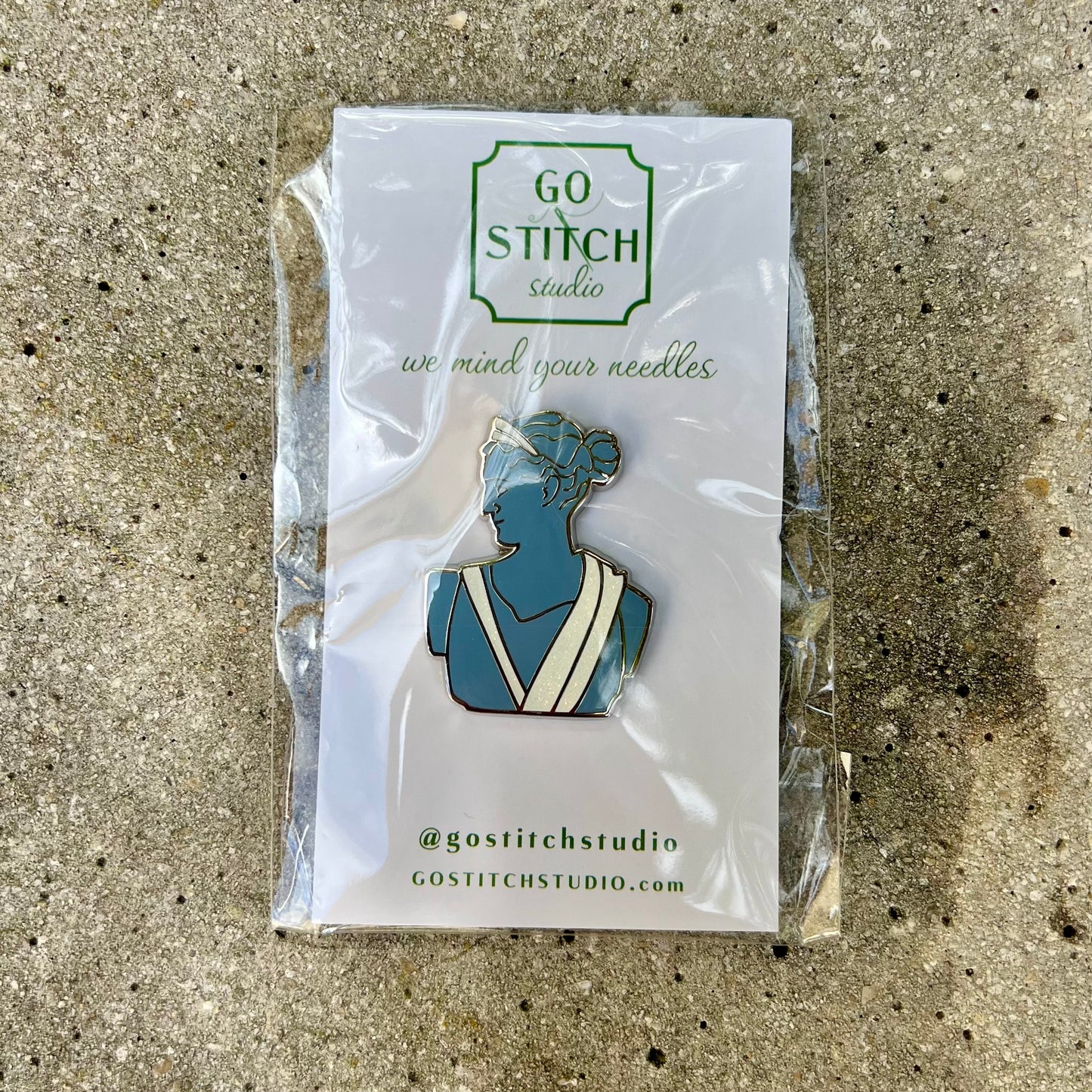 Blue Greek Goddess Magnet
