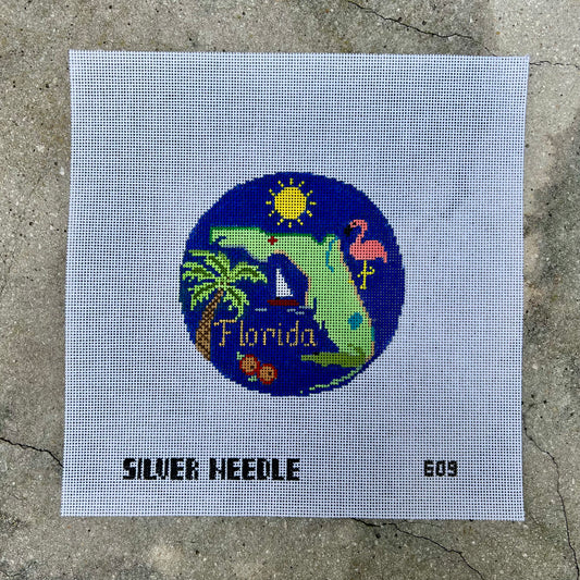 Florida 4 ½" Round Ornament