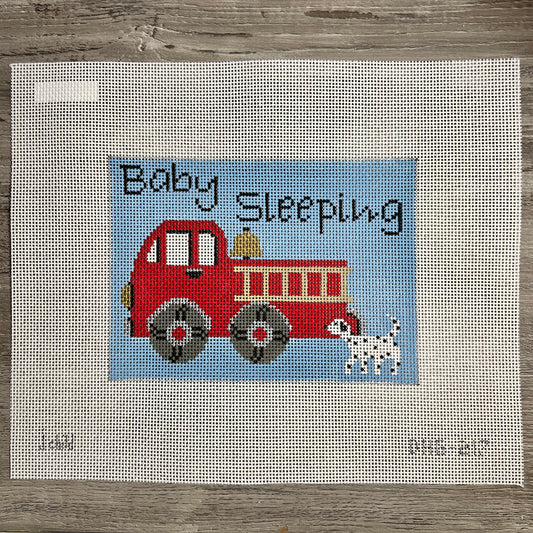 Baby Sleeping Fire Engine