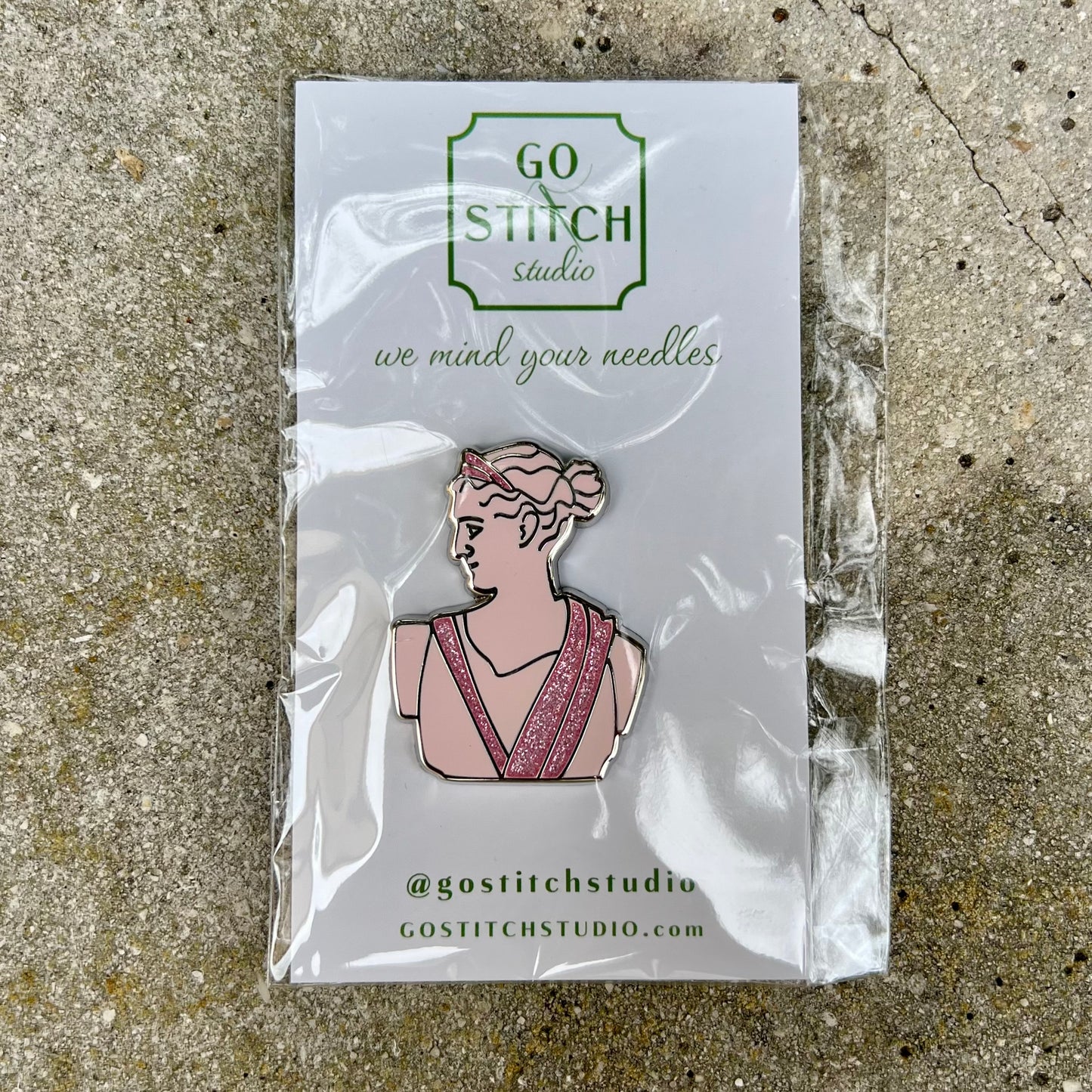 Pink Greek Goddess Magnet