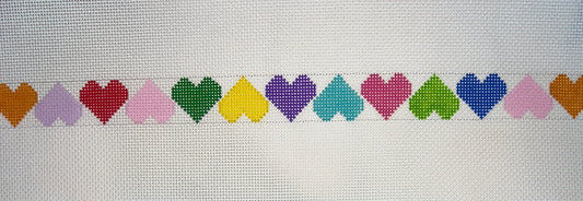 Colorful Hearts Belt/Purse Strap