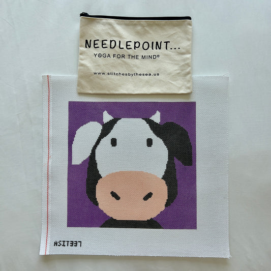 Cow on Purple