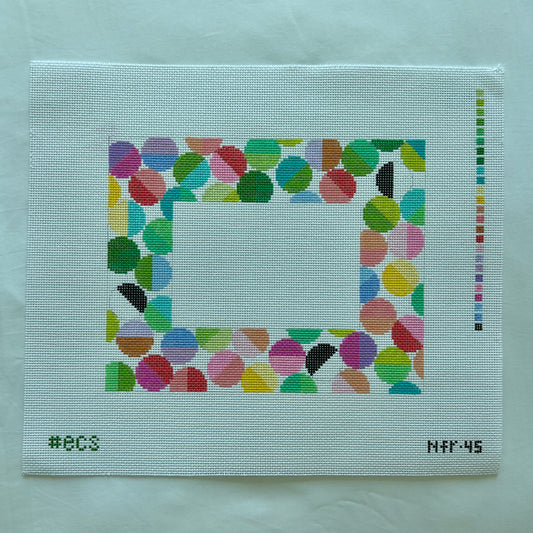 Multi Colored Circles Picture Photo Frame