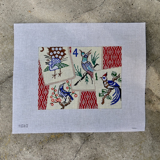 Bird Mahjong Tiles