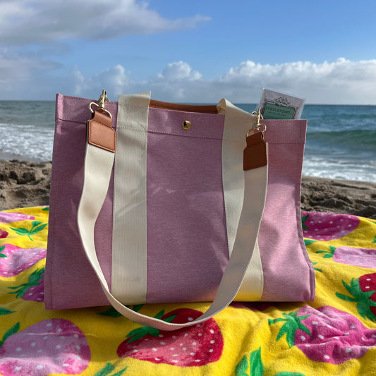 Pink Tote Bag