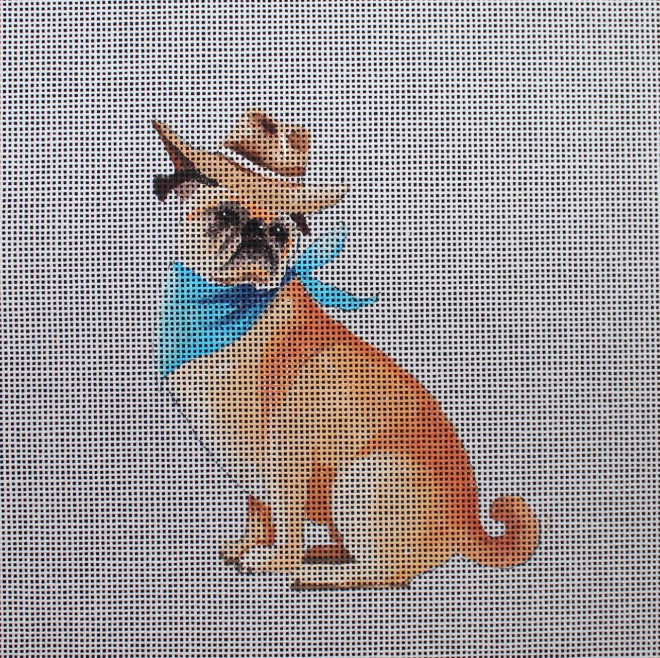 Pug Cowboy