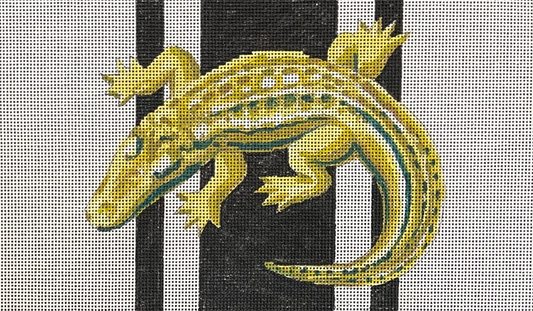 Alligator on Black & White