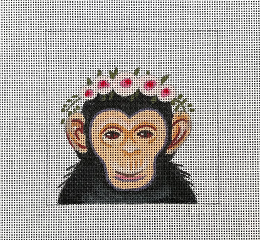 Monkey with Flower Crown
