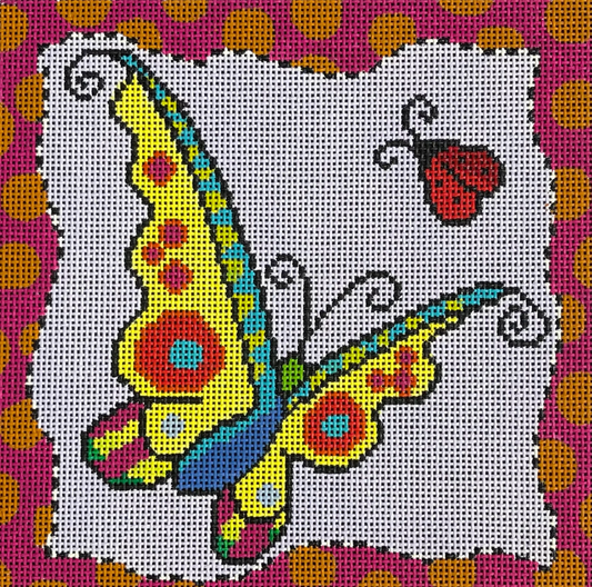 Whimsy Yellow Butterfly