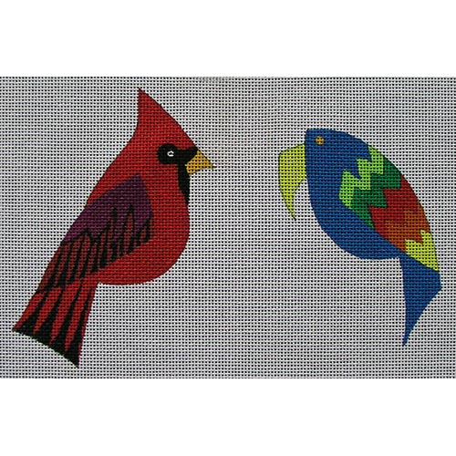 Cardinal & Parrot