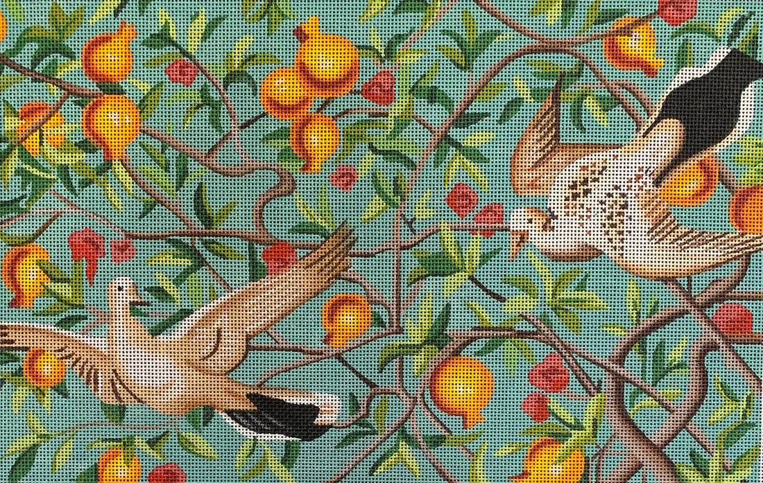 White Birds and Pomegranates