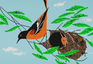 Baltimore Orioles by Charley Harper